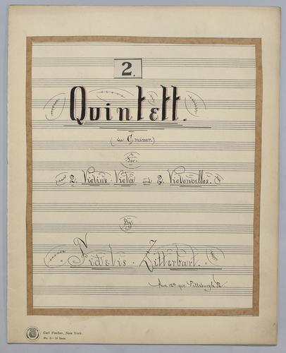 Quintett : [no.] 2 - Parts: Violin 1