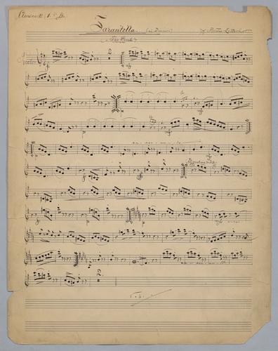 Tarantella - Parts: Clarinet 1