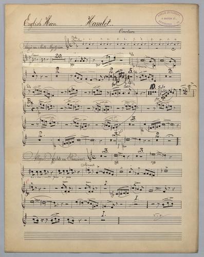 Hamlet : Ouverture - Parts: English Horn