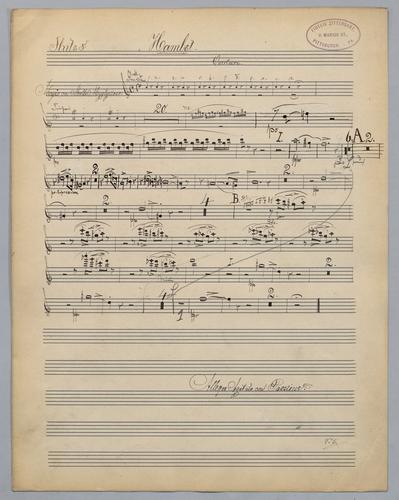 Hamlet : Ouverture - Parts: Flute 3