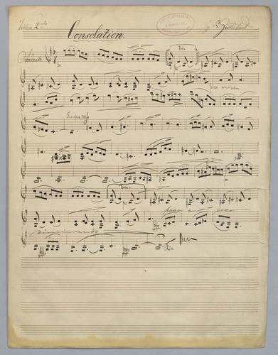 Consolation : Quartettsatz - Parts: Violin 2