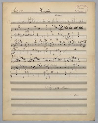 Hamlet : Ouverture - Parts: Flute 2