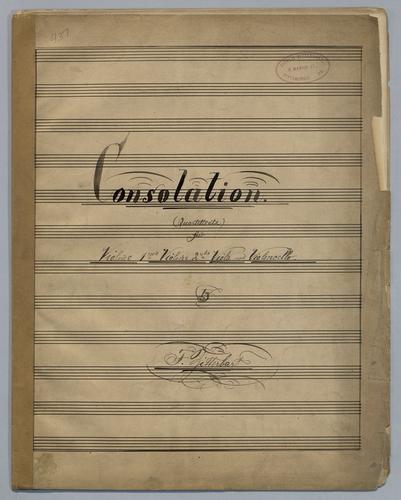 Consolation : Quartettsatz - Parts: Violin 1