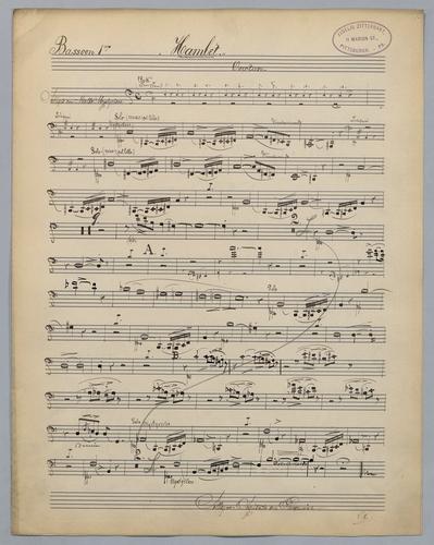 Hamlet : Ouverture - Parts: Bassoon 1