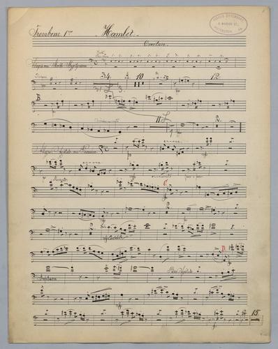 Hamlet : Ouverture - Parts: Trombone 1