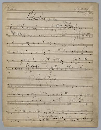 Ouverture : Columbus - Parts: Trombone