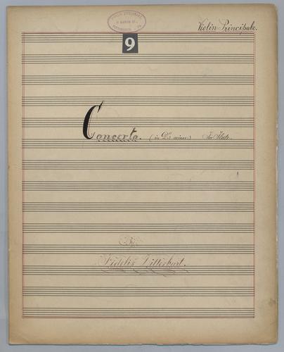 Concerto : [no.] 9 - Parts: Violin 1