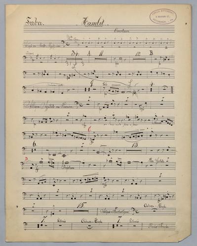 Hamlet : Ouverture - Parts: Tuba