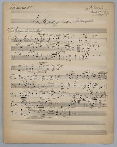 Nachtgesang : in B Dur - Parts: Violoncello