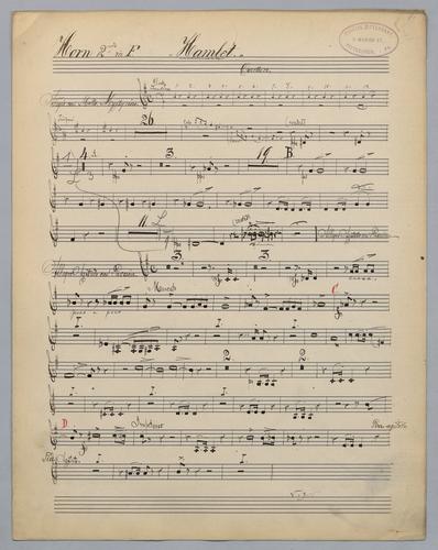 Hamlet : Ouverture - Parts: Horn 2