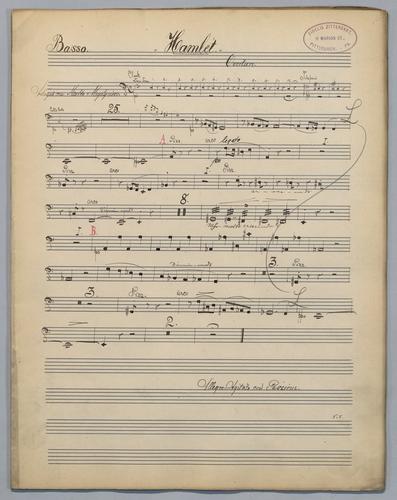 Hamlet : Ouverture - Parts: Bass