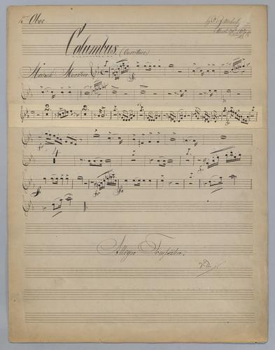 Ouverture : Columbus - Parts: Oboe 2