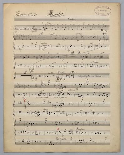 Hamlet : Ouverture - Parts: Horn 1