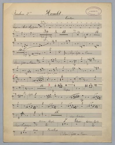 Hamlet : Ouverture - Parts: Trombone 2