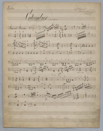 Ouverture : Columbus - Parts: Viola