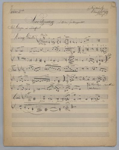 Nachtgesang : in B Dur - Parts: Violin 2