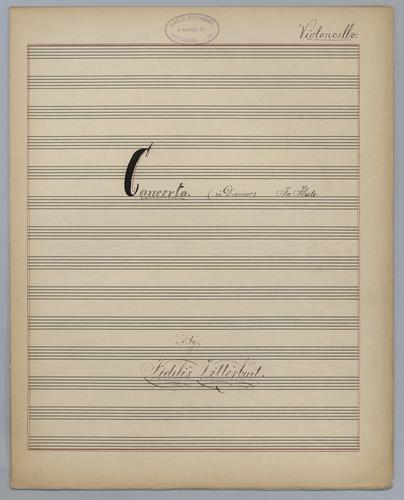 Concerto : [no.] 9 - Parts: Violoncello