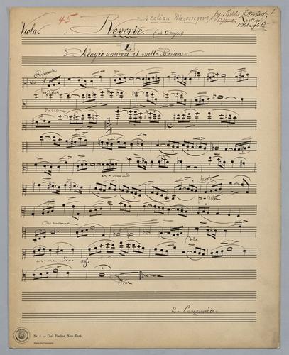 Reverie : [no.] 45 - Parts: Viola