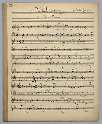 Septett : in C# Minor - Parts: Oboe