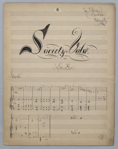 Society Valse - Score