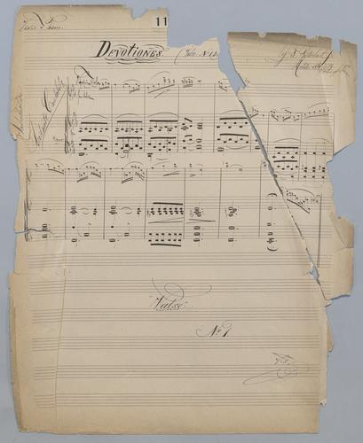 Devotiones : Valse No. 11 - Score