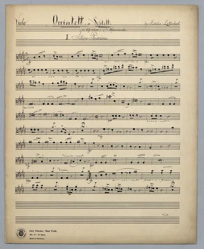 Septett : in C# Minor - Parts: Viola