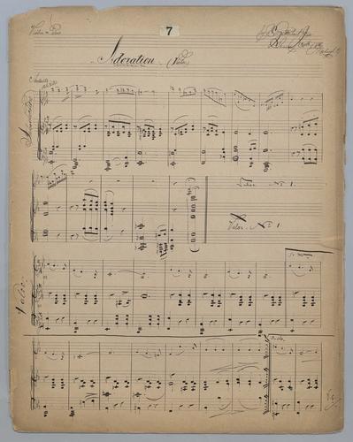 Adoration : Valse - Score