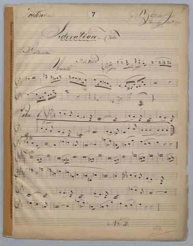 Adoration : Valse - Parts: Violin
