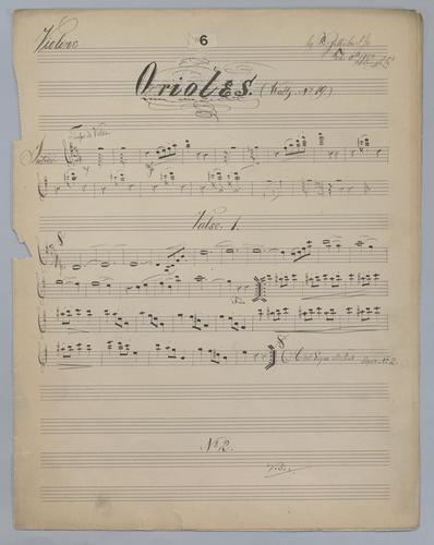 Orioles : Waltz No. 19 - Parts: Violin