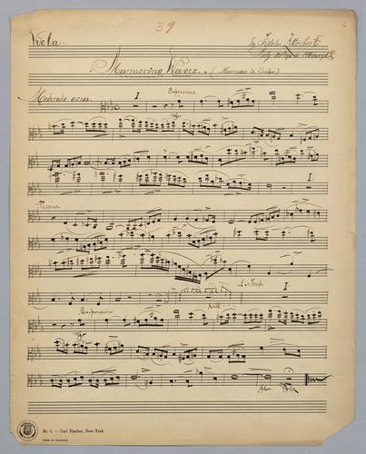 Murmering Waves - Parts: Viola