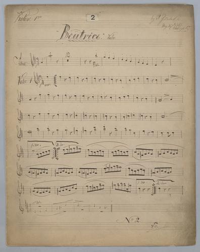 Beatrice : Valse - Parts: Violin 1