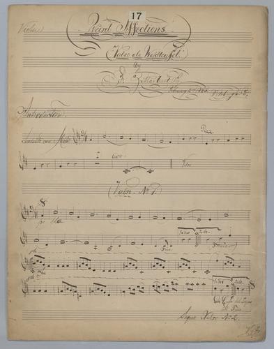 Weird Affections - Parts: Violin