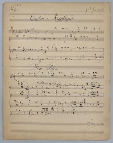 Hützelheiser : Ouverture - Parts: Flute