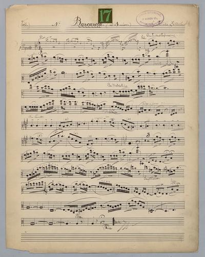 Barcarolle : [no.] 17 - Parts: Viola