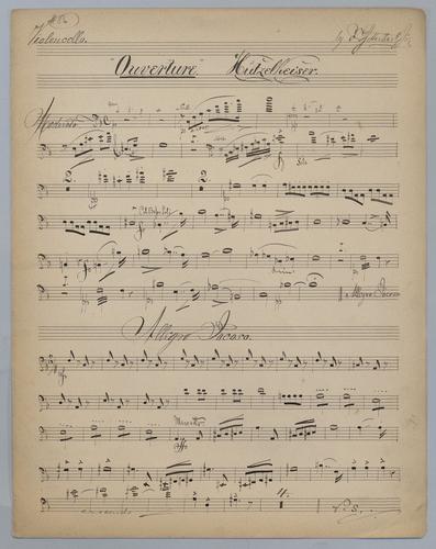 Hützelheiser : Ouverture - Parts: Violoncello