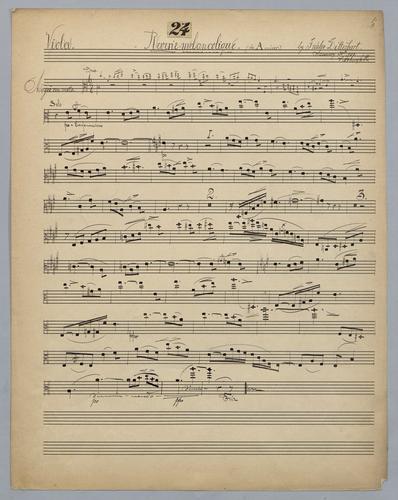 Reverie Melancolique - Parts: Viola