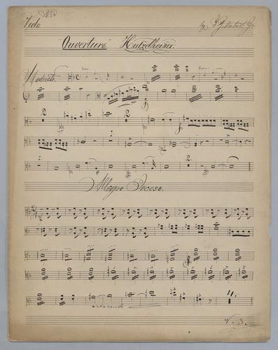 Hützelheiser : Ouverture - Parts: Viola