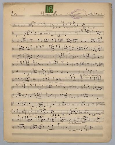 Barcarolle : [no.] 16 - Parts: Viola