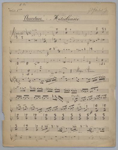 Hützelheiser : Ouverture - Parts: Violin 1