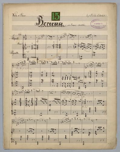 Berceuse : [no.] 15 - Score