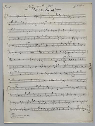 Poetic Suite No. 5 - Bass