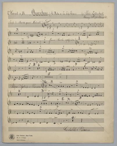 Ouverture : Ali-Baba - Parts: Cornet 2