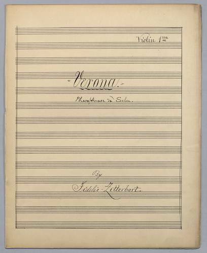 Verona : Pharaphrase de Salon - Parts: Violin