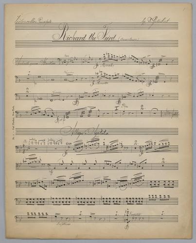 Richard III - Parts: Violoncello