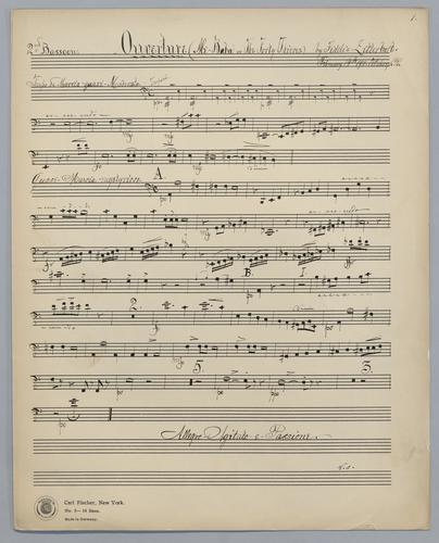 Ouverture : Ali-Baba - Parts: Bassoon 2