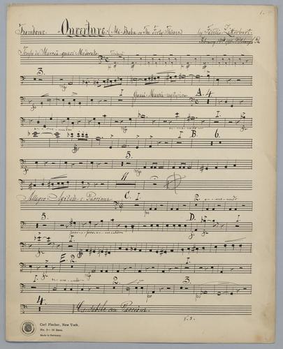 Ouverture : Ali-Baba - Parts: Trombone