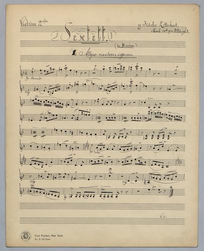 Sextett : in D Minor - Parts: Violin 2