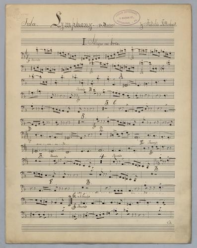 Symphony : in D Minor - Parts: Tuba