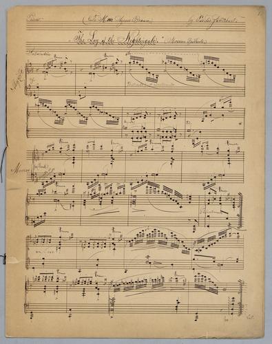 The Lay of the Nightingale : Morceau Brillante : [for] Piano : [in C major]