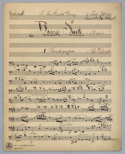 Breese Suite - Parts: Parts: Violoncello